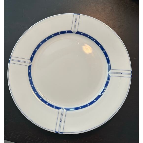 Swid Powell Gwathmey Siegel Chicago Blues Dinner plate Porcelain Bone China 10" - Picture 1 of 5